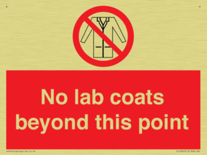 No lab coats beyond this point